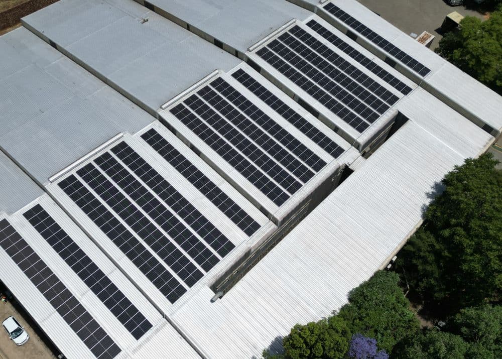 Grid-tie solar installation