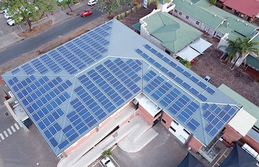 Commercial solar installation by Gentricity