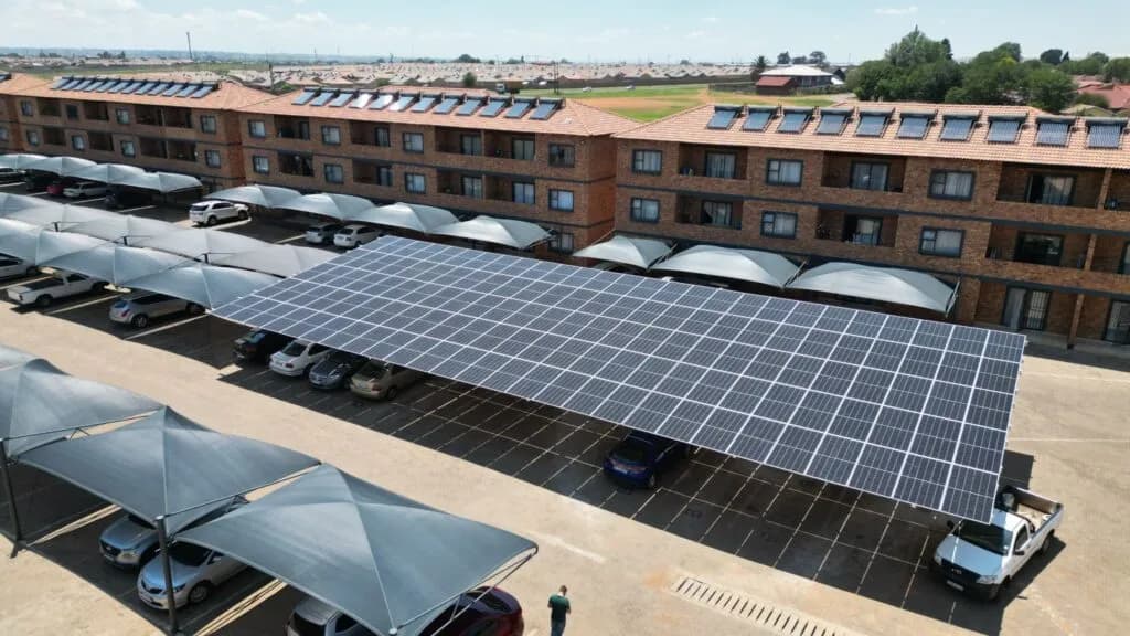 DF Property Developments solar installation