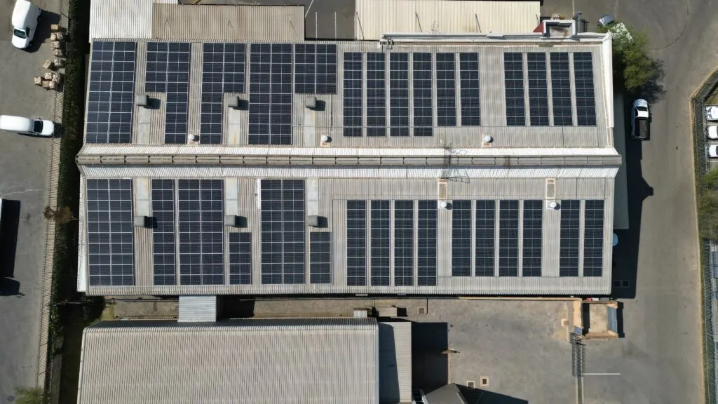 Empire Nuts Phase 2 solar installation