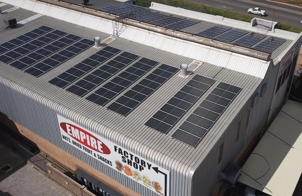 Empire Nuts solar installation