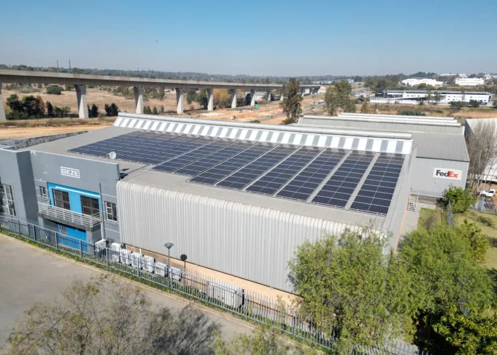GEZE solar installation