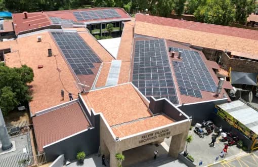 Kelvin Village Shopping Centre solar installation