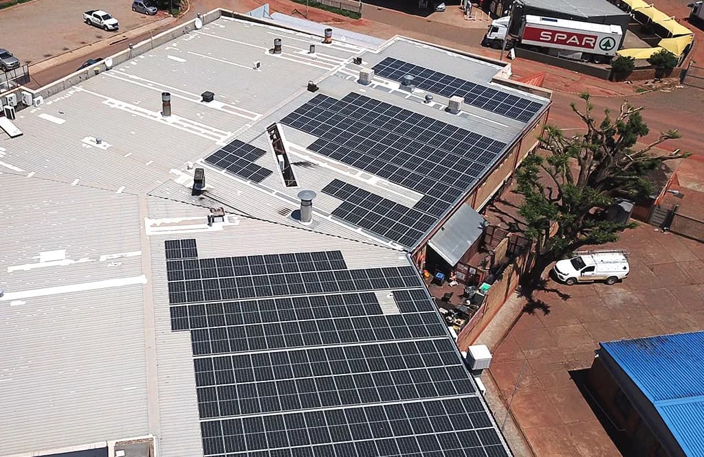 Sinoville Mall solar installation