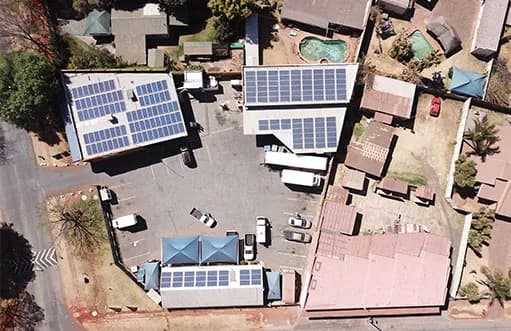 Choice Foods solar installation